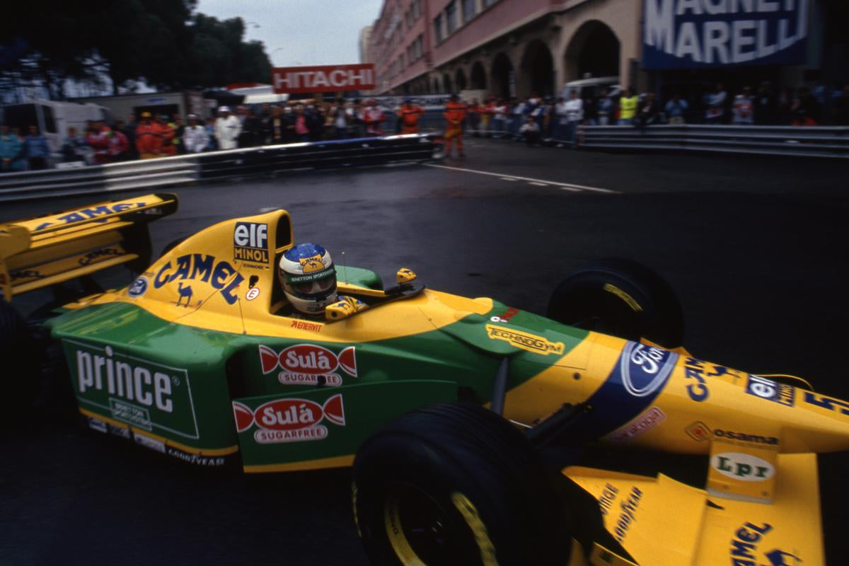 1993 Michael Schumacher Monaco GP Race Used Camel Benetton Ford F1 Suit