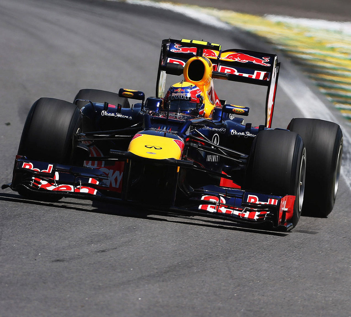 2012 Mark Webber Signed Race Used Red Bull Racing F1 Nomex Undershirt