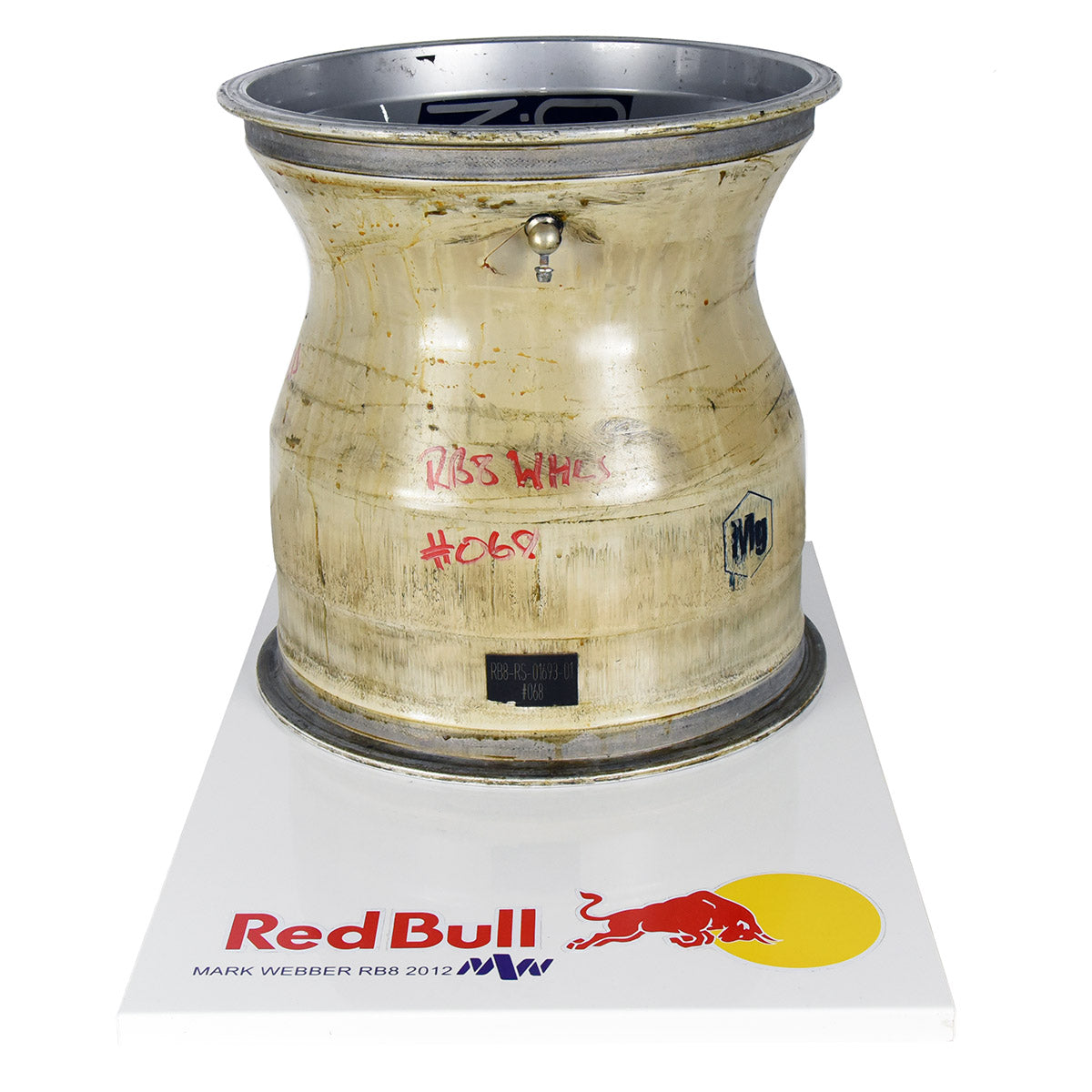 2012 Mark Webber Race Used Red Bull Racing F1 Rear Wheel Rim