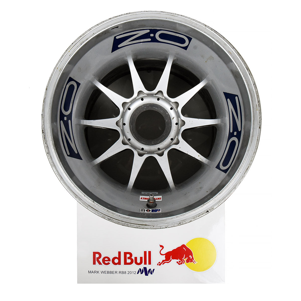 2012 Mark Webber Race Used Red Bull Racing F1 Rear Wheel Rim