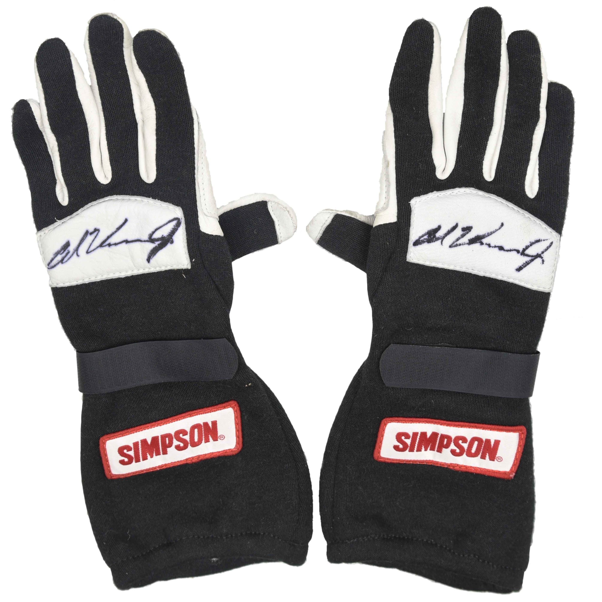 1992 Al Unser Jr Signed Race Used Gallas Racing IndyCar Gloves
