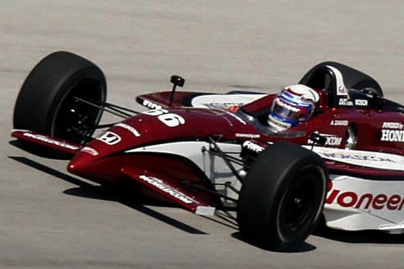 2001 Alex Zanardi Original Used Mo Nunn Racing IndyCar Helmet