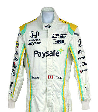 2017 Zachary Claman DeMelo Signed Race Worn IndyCar Debut Suit